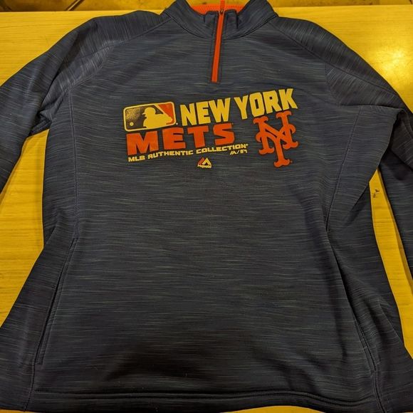 Majestic New York Mets Authentic Quarter Zip - Picture 5 of 5